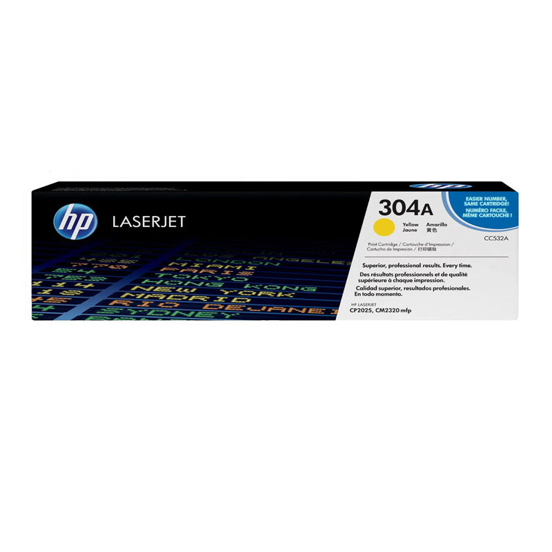 HP 304A LaserJet Original Yellow Toner Cartridge HP 304A LaserJet Original Yellow Toner Cartridge